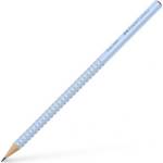 Faber-Castell Графитен молив, B, триъгълен, FABER-CASTELL "Grip 2001", небесносин 517074 (517074)