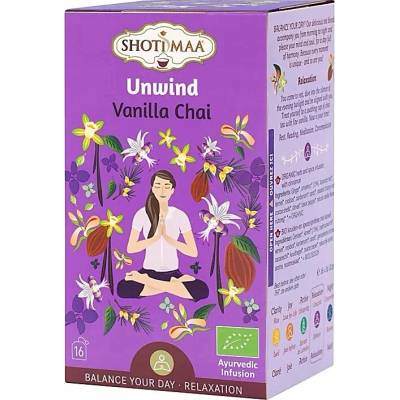 Shoti Maa Bylinný čaj Unwind Vanilla Chai bio 32 g