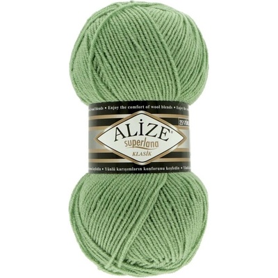 Alize Superlana Klasik 852 zelená šalvia