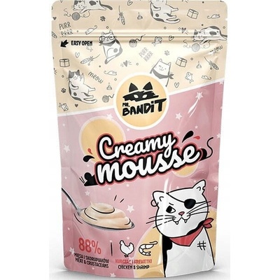 Mr. Bandit Krémová pena s kuracím mäsom a krevetami 60 g