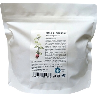 Zelené Drahokamy Smilax lékařský kořen 250 g