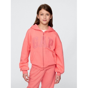 GAP Бебешки суитшърт с голям размер и лого GAP GAP | Oranzhev | Момичешки | 104/110