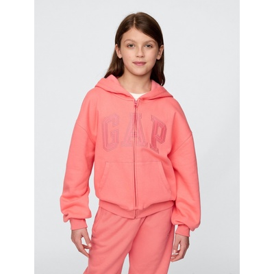 GAP Бебешки суитшърт с голям размер и лого GAP GAP | Oranzhev | Момичешки | 104/110