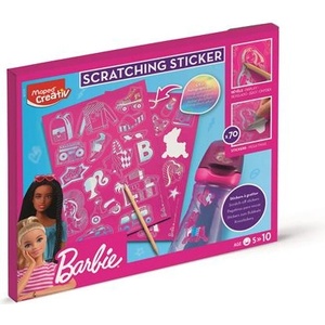 Maped Комплект стикери за драскане, MAPED CREATIV "Barbie Scratching" 907075 (907075)