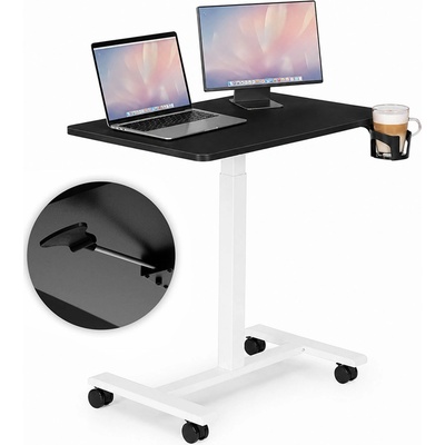 Mobilný výškovo nastaviteľný stolík na notebook ModernHome 70 × 48 cm
