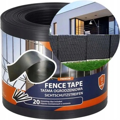 Stínící panelové pásy Springos FN0005 19 cm x 26 m antracitová