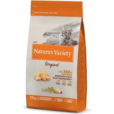 Nature´s variety Nature s Variety Cat Original Chicken 1, 25 кг