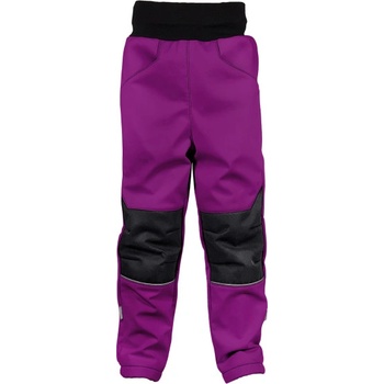 Wamu Dětské softshellové kalhoty Fuchsiová