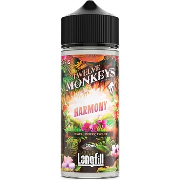 Twelve Monkeys Oasis Harmony Broskev lesní plody a liči 20 ml