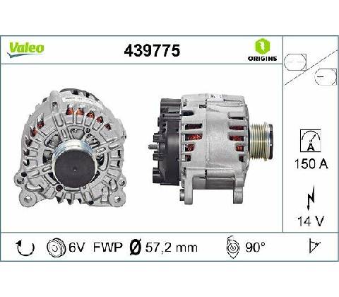 Alternátor VALEO 439775