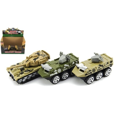 TEDDIES Auto vojenské kov 7cm víc druhů