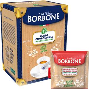 Caffè Borbone | Rossa Рециклируема опаковка - 50 филтър дози E. S. E