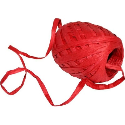Goba Stuha papírová vázací Raffia vínová, 30m