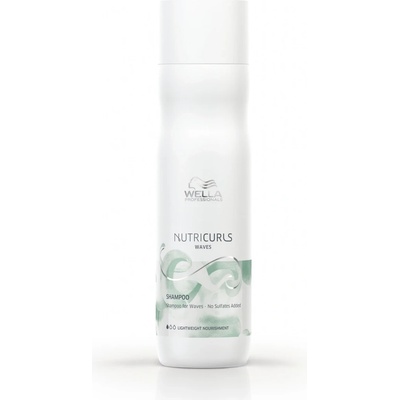 Wella Nutricurls Waves hydratační šampon pro vlnité vlasy 250 ml