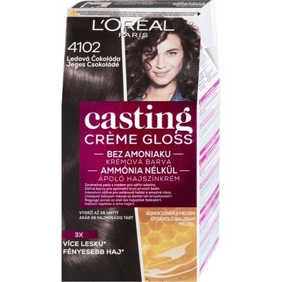 L’Oréal Casting Crème Gloss barva na vlasy 4102 Iced Chocolate