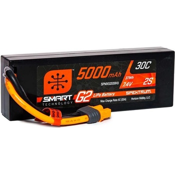 Spektrum Smart G2 LiPo 2S 30C Hardcase IC3 Plug 7.4 V 5000 mAh