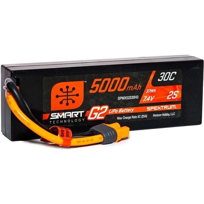 Spektrum Smart G2 LiPo 2S 30C Hardcase IC3 Plug 7.4 V 5000 mAh
