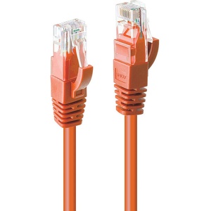 Lindy Пач кабел LINDY 48109, U/UTP, Cat. 6, 3m, оранжев (48109)