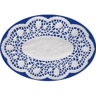 Dekorativní krajky oválné 37 x 50 cm 100 ks (72137)