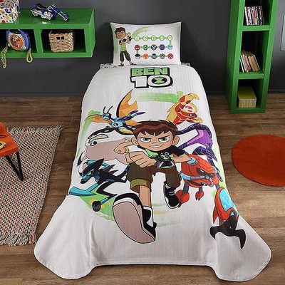 TAC Детски спален комплект с покривало за легло ben 10