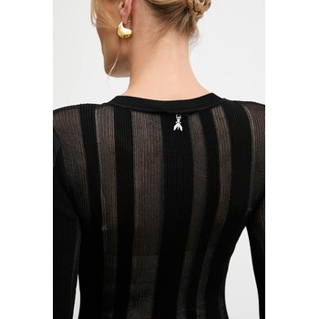 Patrizia Pepe Рокля Patrizia Pepe в черно дълга с кройка по тялото 8A1499 K240T (8A1499.K240T)