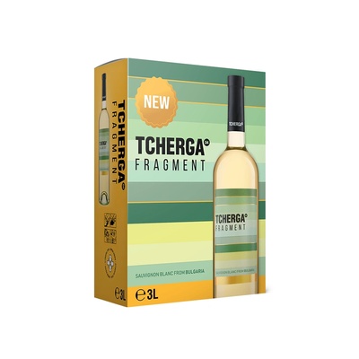 TCHERGA Бяло вино Bag-in-Box Tcherga Fragment Совиньон Блан вино