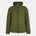 AQUASCUTUM Яке AQUASCUTUM Men's Hooded Hip Length Long Sleeve Medium Puffer Jacket - Army Green