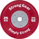 StrongGear gumový bumper kotouč 50 mm 25 kg