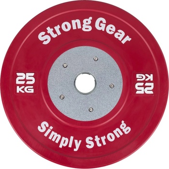 StrongGear gumový bumper kotouč 50 mm 25 kg