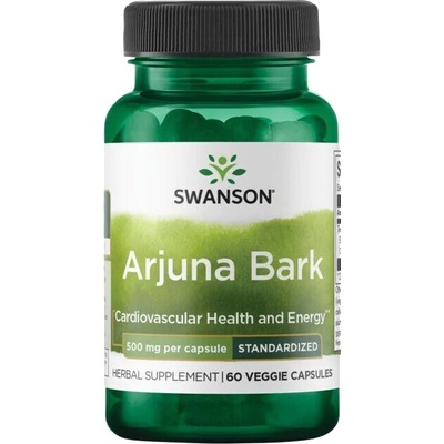 Swanson Kôra arjuna 500 mg 60 kapsúl