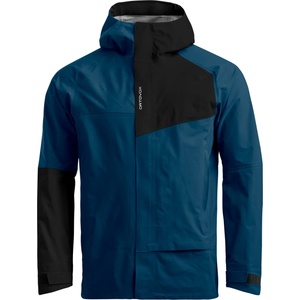 Ortovox Мъжко водоустойчиво яке Ortovox Seceda 3L Jacket Waterproof jacket - Deep Ocean - размер XXL (002-3537-0315)