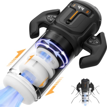 SuperLove Automatic Thrusting & Rotating Dual Sleeve Masturbator