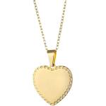 HARAHU Колие RU-34226 Heart - Златен KP34226