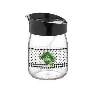 Horecano M-162014-Буркан с лъжичка и декор 425ml "Be Natural (0154387)