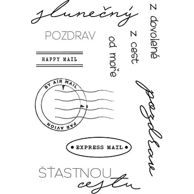 PAPERO AMO ♥ Polymerová sada razítek - Slunečný pozdrav