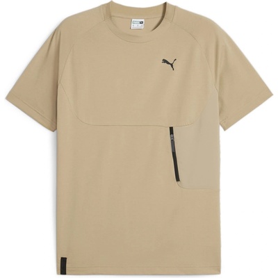 PUMA Тениска Puma Men's PUMATECH Pocket Regular Fit T-Shirt - Tan