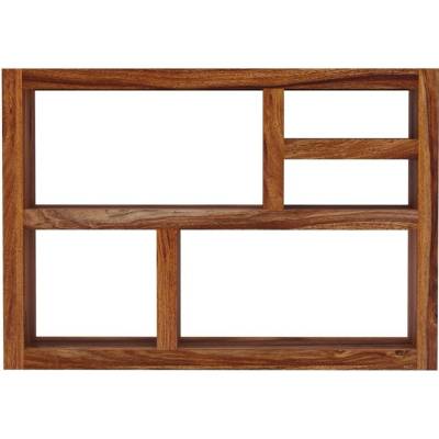 indickynabytek.cz Knihovna Gani 130x90x35 z indického masivu palisandr/sheesham