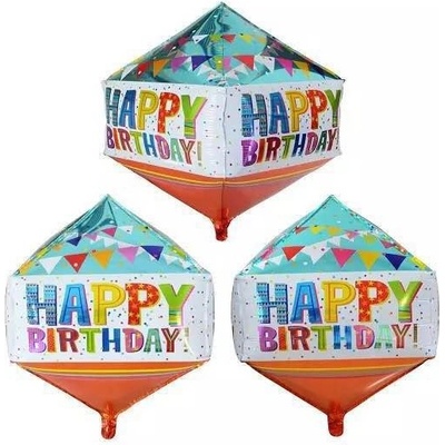 Balónik Happy Birthday Diamant 39,5 x 73,6 cm