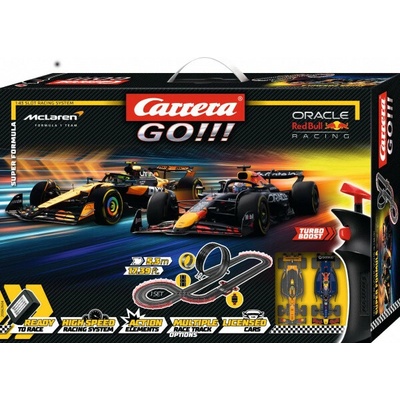 Carrera Autodráha GO Super Formula 5,3 m s vozmi F1 RED BULL a MCLAREN