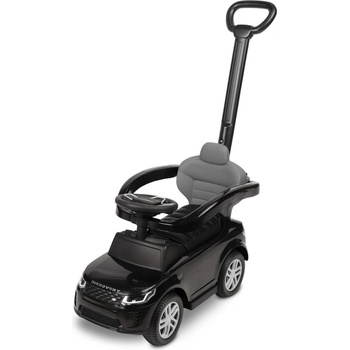 Количка за яздене с родителски контрол Land Rover Черен Caretero Toyz