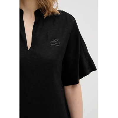 KARL LAGERFELD рокля с лен (B2W13028)