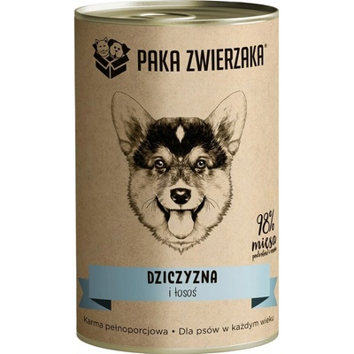 Paka Zwierzaka Game and salmon 400 g