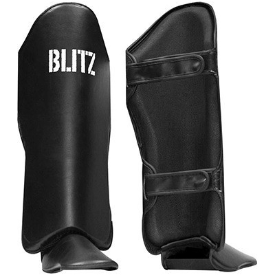 BLITZ Chrániče holení a nártů MMA Semi Contact černá – Zboží Dáma