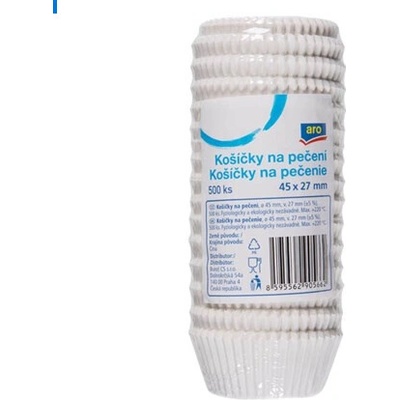 Aro Košíčky cukrárske na pečenie 45 x 27 mm 500 ks