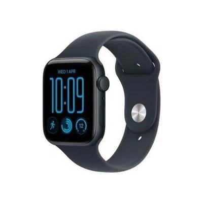Apple Watch SE 3 GPS 44 mm temne atramentový hliník, námornícky modrý športový remienok - S/M MJL74WF/A
