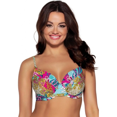 Ava SK 172 plavková podprsenka paisley turquoise