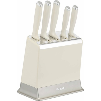 Tefal EverSharp sada nožov 5 ks + blok s integrovanou brúskou K29796