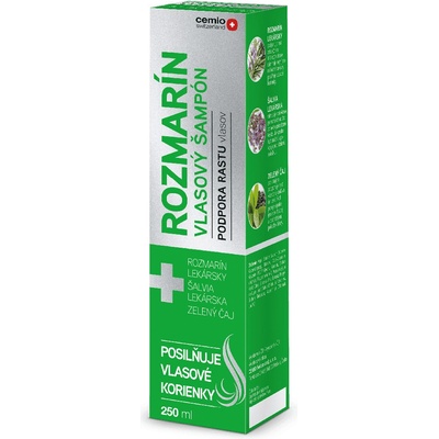 CEMIO Rozmarín vlasový šampón podpora rastu vlasov 250 ml
