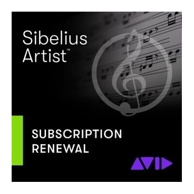 Avid Sibelius Artist Annual Subscription Renewal (Дигитален продукт)
