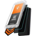 Spigen Затъмняващ Протектор за Samsung S26 Plus, Spigen Privacy Glas. tR EZ Fit 2бр. , Черен (AGL11085)